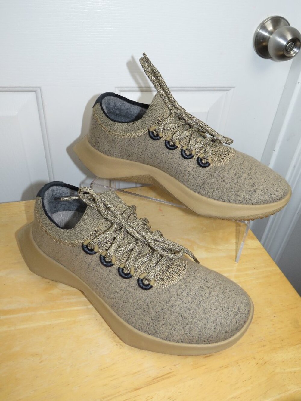 Allbirds Dasher Mizzle WD2 Low Brown Tan Wool Running Shoes Women's Size 10 NWOB